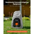 thumbnail image 4 of VEVOR Faux Rock Cover, Outdoor Fake Landscape Rock Well Pump Cover, Realistic Appearance & Seamless Design, Lightweight & Weather-Resistant Artificial Boulder for Garden Yard Decor, Grey, Medium Size, 4 of 9