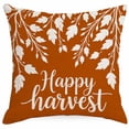 thumbnail image 2 of Yeciiwht Fall Pumpkin Maple Leaf Throw Pillow Cover – 18x18 inch Linen Cushion Case for Thanksgiving Sofa, Couch, Bed & Outdoor Decor, 2 of 6