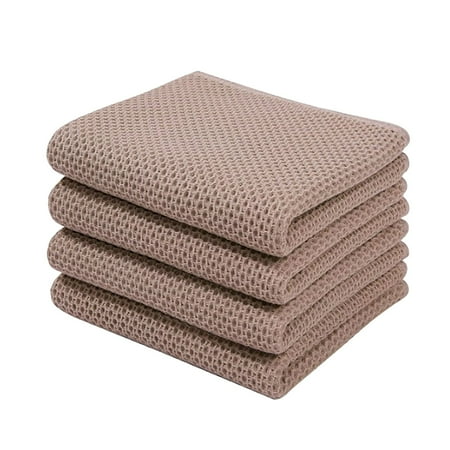 

HANXIULIN Kitchen Square Towel Set for Easy Cleaning *4Pcs Home Decor
