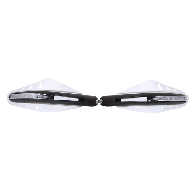 Guardias LED Manuales Con Tiras De Luz LED Integradas, Protector De Manillar Universal Para Motocicleta, Ilumina La Visibilidad Y Protege Las Manos Y El Manillar