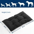 thumbnail image 2 of Chew Proof Indestructible Dog Beds for Aggressive Chewers,Durable Dog Crate Pad,Washable Tough Pet Mats for Kennel,Black,M 18x29 in, 2 of 8