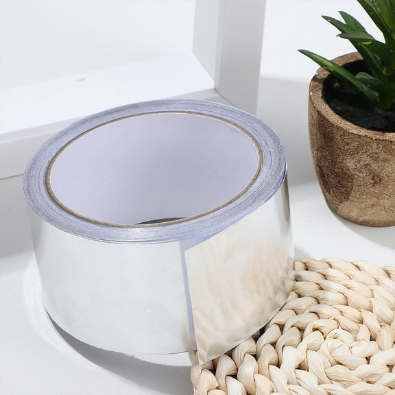 LEXSOMEO 1 Roll Aluminium Foil Tape Insulation Tape Self-adhesive Tape For Repairing Exhaust Pipe(16 Meters)