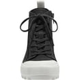 thumbnail image 3 of Women's Lucky Brand Eisley High Top Sneaker Black Washed Canvas, 3 of 6