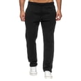 thumbnail image 1 of FOCUSNORM Men Casual Long Pants Solid Color Straps Elastic Band Loose Bottoms, 1 of 3