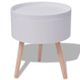 thumbnail image 5 of vidaXL Side Table with Serving Tray Accent Sofa End Table Furniture Round, 5 of 19