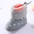 thumbnail image 4 of Mrzhqd Baby Winter Shoes Soft Fashion Warm Boys Girls Snow Booties Shoes Grey Size 12-15 Months, 4 of 8