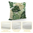 thumbnail image 4 of GOSMITH  Tropical Green Leaves Pillow Covers Palm Leaf Decorative Outdoor Throw Pillow Cases Spring Summer Modern Botanical Pillowcases Cushion Cover for Sofa Couch Bed, 4 of 5