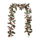 thumbnail image 2 of Guirnalda de flores artificiales con hojas verdes, adornos colgantes estilo D, 2 of 9