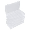 thumbnail image 1 of Bead Organizer Hlotmeky, 36 rejillas, paquete de 4 unidades, caja de plástico transparente, 1 of 6