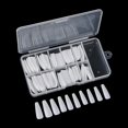 thumbnail image 1 of 100 piezas de uñas de ataúd, uñas postizas largas, uñas acrílicas transparentes oso de fresa Hogar, 1 of 2