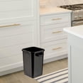 thumbnail image 6 of Axioma Trash Can Recycling Bin Large Capacity Household Trashcan Dustbin Garbage Can Waste Bin for Office Lobby Toilet Kitchen Hotel No Lid Size L, 6 of 10