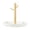 White, variant on Wood 3-Tier Key Tray Jewelry Dish Organizer, Multi Functional Hanging Entryway Valet Tray, Storage Holder for Keys Rings Small Jewelry Entry Table Decor Gray