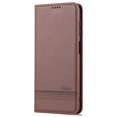 thumbnail image 2 of SaniMore for Samsung Galaxy A13 5G 6.5" PU Leather Case, Solid Color Magnetic Closure Flip Wallet Cover Built-in 3 Card Slots & Multi-Angle Kickstand Full Body Protective Shell, Brown, 2 of 8