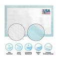 thumbnail image 4 of 150 Pads 23x36 Heavy Absorbency Adult Incontinence Disposable Bed Pee Underpads, 4 of 4