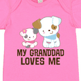 thumbnail image 4 of Inktastic My Granddad Loves Me Granddaughter Girls Girls Baby Bodysuit, 4 of 5