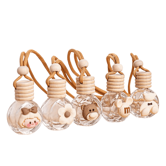 CCOCC Car Decor,Cartoon Bear Design Cute Car Accessories,Versatile Use Car Decor for Women