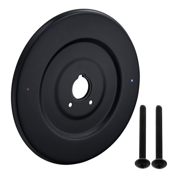 RUISINERY Escutcheon Replacement for Signals Handle Tub and Shower Faucets In Matte Black Finish With Collections