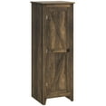 thumbnail image 1 of HOMCOM Garde-Manger de Cuisine 48 Pouces, Armoire de Rangement avec Porte de Grange, Brun, 1 of 9