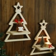 thumbnail image 4 of OEFNTAC Decorations Wooden Christmas Wall Shelf Tree Shape Organizer Bedroom Living Room Space Saving Decorative Display Rack 11.73x8.66in, 4 of 9