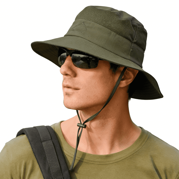 Stcylzfu Sun Hats for Men Women Fishing Hat UPF 50 Breathable Wide Brim Summer UV Protection Hat