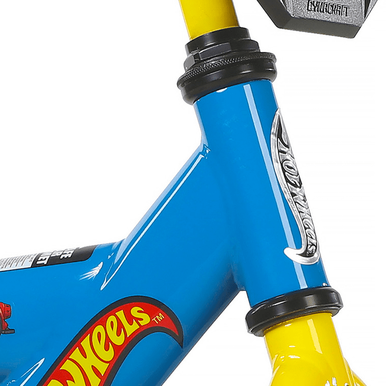 Dynacraft Hot Wheels Boys' 12-Inch BMX Bike for Kids Aged 6-9