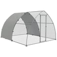 thumbnail image 2 of PawHut Chicken Run with Cover for 8-12 Chickens, 10' x 12.3' x 7.2', 2 of 9