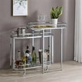 thumbnail image 4 of Furniture of America Noehmi Contemporary Metal 3-Tier Serving Cart in Chrome, 4 of 5