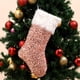 thumbnail image 1 of Navidad De Felpa De Lentejuelas Con Cordón Bolsas De Regalo De Navidad Portátiles Decoración De Navidad Para Chimenea Y Decoración De Árbol De Navidad Advancent HA044567-04, 1 of 5