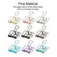 thumbnail image 1 of 20 Pieces Metal Paper Clip Test Replacing Electroplated Solid Color Replacement Home School Examination Papers Clips Accessories Purple 32mm, 1 of 9
