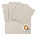 thumbnail image 2 of Watercolor Minimalist Pure Color Placemats Set of 4,Wipeable Washable Table Mats for Dining Tables, White Modern Art Place Mats for Kitchen Event Party Tabletop Decor, 2 of 9