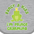 thumbnail image 4 of Inktastic Fancy a Kiss I'm Prince Charming Boys Baby Bib, 4 of 4