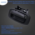 thumbnail image 4 of Premium Tailgate Handle Latch and Bezel Trim with Rod Clips, Fits for 1999-2007 Chevy Silverado GMC Sierra 1500 2500 3500, Replaces# 15997911, 15228539, 15228540, 15228541, 4 of 6