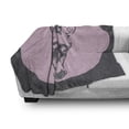 thumbnail image 3 of Donkey Soft Flannel Fleece Blanket, Grunge Effect Donkey Portrait with Circle Frame Hipster Sketch Mammal Animal, Cozy Plush for Indoor and Outdoor Use, 50" x 60", Baby Pink and Grey, by Ambesonne, 3 of 6