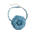 thumbnail image 4 of Gargantilla de flores, collar, decoración, estilo retro, vestido, accesorios de joyería, romántico Estilo B, 4 of 9