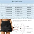 thumbnail image 3 of EHRWE Women Swim Shorts Swim Skirt For Bathing Suit Bottoms High Waisted Ruched Skirt Swimsuits With Built In Brief Skirt Dark Blue, Sizes S-2XL, 3 of 9
