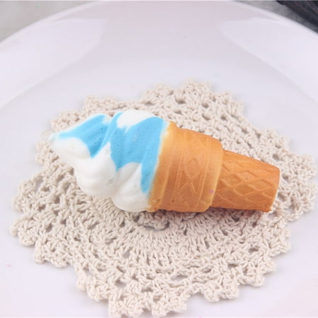 10cm Ice Cream Simulation Cake Slow Rising Cellphone Straps Bread