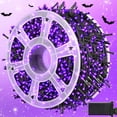 thumbnail image 1 of Luces navideñas Kemooie 500 LED moradas, 50 m, resistentes al agua, 1 of 9