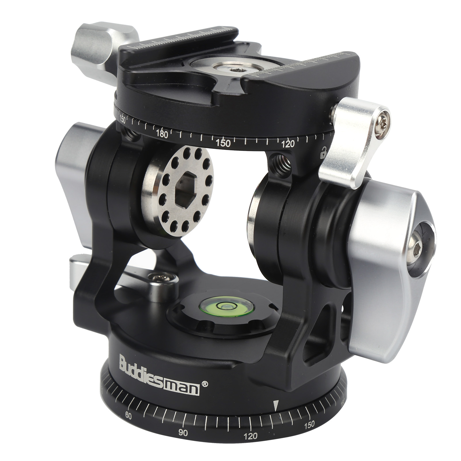 Low Gravity Tripod Head, Anodizing 3/8in Screw Hole Quick Release