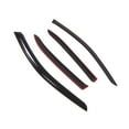 thumbnail image 2 of Tuningpros WD2-720B Outside Mount Window Visor Deflector Rain Guard Dark Smoke 4 Pcs Set For 2015-2016 Mercedes E350 E550, 2 of 5