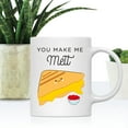 thumbnail image 2 of Koyal Wholesale Funny Food Pun 11oz. Ceramic Coffee Tea Mug, Cheese, 2 of 5