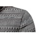 thumbnail image 4 of Jersey con media cremallera y cuello alto para hombre, Top de punto floral de estilo famoso a la moda, 4 of 5