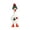 F, variant on 7Inch Desk Goose Outfits, Mini Desktop Goose Clothes Accessories Set for Goose Statue, Knitted Sweater with Hat for Christmas Holiday and Small Animal Decor