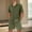Army Green, variant on ZZwxWA Mens Short Sets 2 Piece Summer Beach Outfits Short Sleeve Shirts and Shorts Sets for Men Texture Button Down Shirts & Shorts Casual Vacation Set Summer Saving