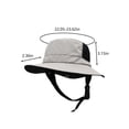 thumbnail image 3 of Surf Hat with Chin Strap, UPF 50 Sun Protection, Adjustable Bucket Hat for Outdoor Water Sports, Fishing, Camping, and Beach Activities, Breathable Mesh Design, 3 of 6