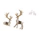 thumbnail image 5 of Elegante conjunto de esculturas de renos y elefantes. Figuras únicas de animales para decorar el hogar, la oficina, la sala de estar, la entrada o la, 5 of 8