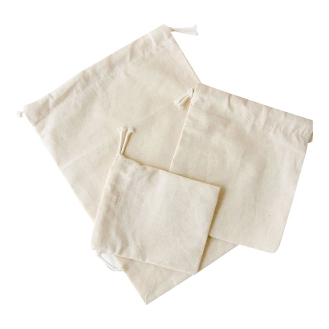 Moyic 1 bolsa de almacenamiento de algodón, bolsas con cordón, monedero pequeño, bolsa de tela de viaje para mujer, bolsa de regalo, bolsa de dulces Almacenamiento y organización del hogar XS Moyic BB2607-01