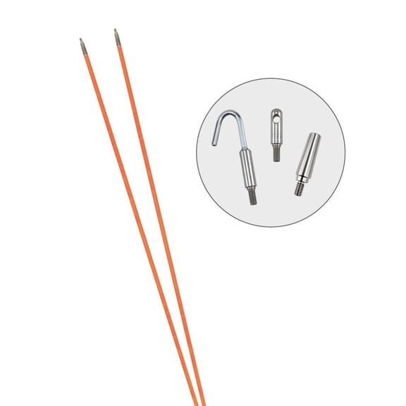 Klein Tools 50103 Lo-Flex Glow Fish Rod, 10-Foot