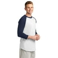 thumbnail image 4 of T200 Sport-Tek Men's Softball Shirt Colorblock Raglan Jersey, 4 of 6