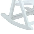 Rimax Casual White Resin Rocking Chair - Walmart.com