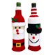 thumbnail image 4 of Fiudx Ofertas relámpago del día Bonita funda para botella de vino con diseño de suéter navideño, suéter con botella de vino para Chris, 4 of 7